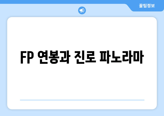 FP 연봉과 진로 파노라마