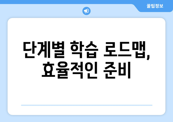 단계별 학습 로드맵, 효율적인 준비