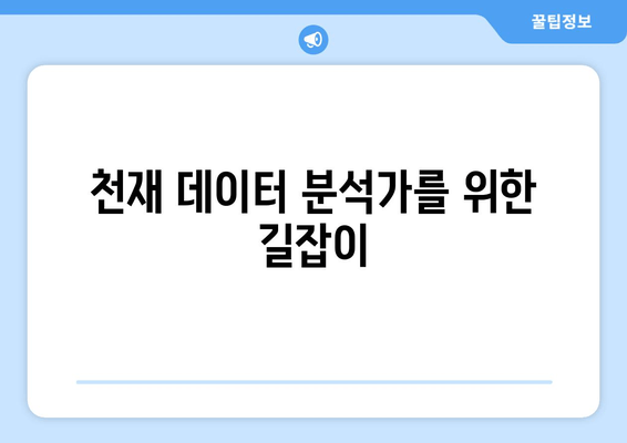 천재 데이터 분석가를 위한 길잡이