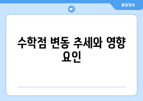 수학점 변동 추세와 영향 요인