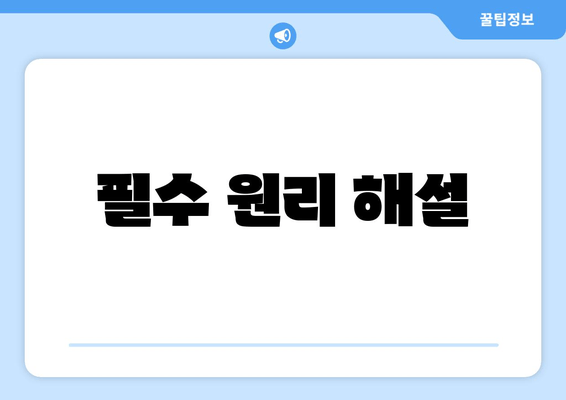 필수 원리 해설