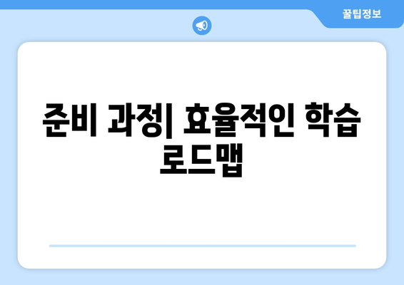 준비 과정| 효율적인 학습 로드맵