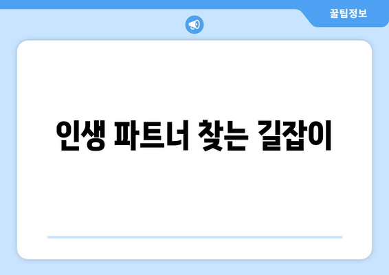 인생 파트너 찾는 길잡이