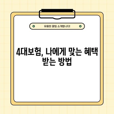 4대보험 완벽 가이드| 종류, 서류 발급, 혜택 받는 방법 | 4대보험, 사회보험, 건강보험, 국민연금, 고용보험, 산재보험