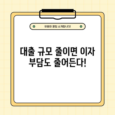 대출 이자 줄이는 4가지 방법| 똑똑하게 이자 부담 줄여보세요! | 대출, 이자, 금리, 재테크, 꿀팁