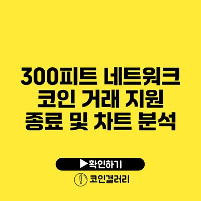 300피트 네트워크 코인 거래 지원 종료 및 차트 분석