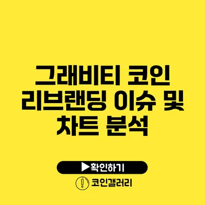그래비티 코인 리브랜딩 이슈 및 차트 분석