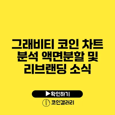그래비티 코인 차트 분석: 액면분할 및 리브랜딩 소식