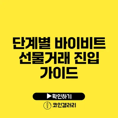 단계별 바이비트 선물거래 진입 가이드