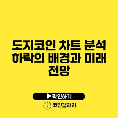 도지코인 차트 분석: 하락의 배경과 미래 전망