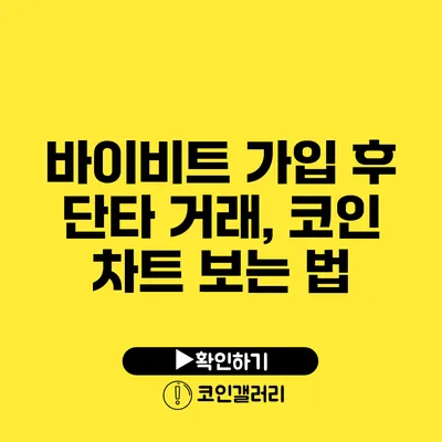 바이비트 가입 후 단타 거래, 코인 차트 보는 법