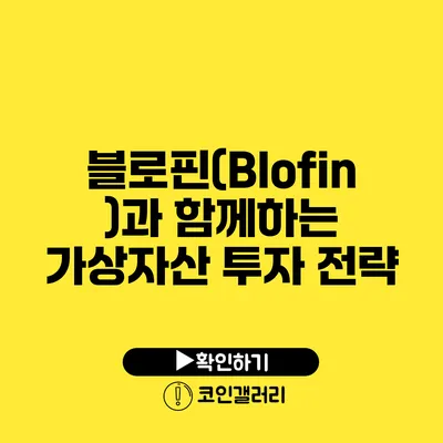 블로핀(Blofin)과 함께하는 가상자산 투자 전략