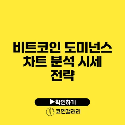 비트코인 도미넌스 차트 분석: 시세 전략