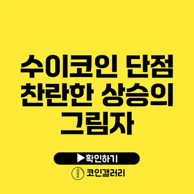 수이코인 단점: 찬란한 상승의 그림자