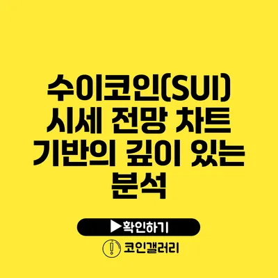 수이코인(SUI) 시세 전망: 차트 기반의 깊이 있는 분석