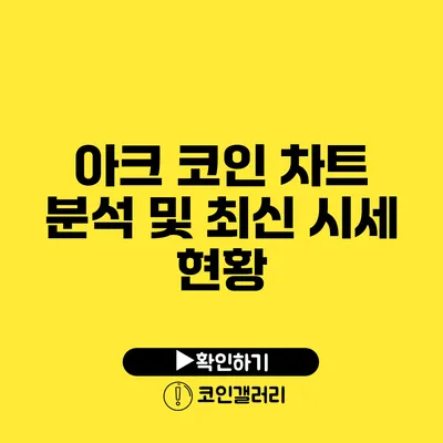 아크 코인 차트 분석 및 최신 시세 현황