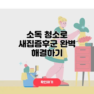 소독 청소로 새집증후군 완벽 해결하기